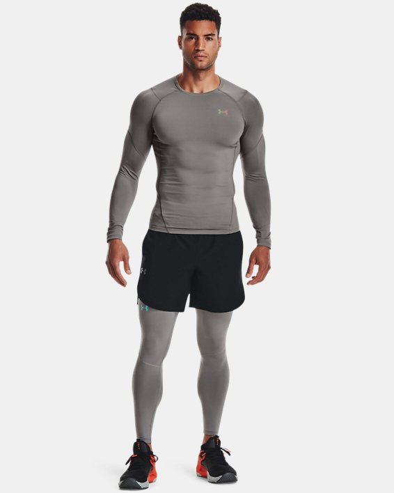 Men's UA RUSH™ HeatGear® 2.0 Leggings, Gray, pdpMainDesktop image number 2